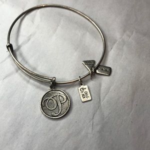 Alex and Ani type initial “P” bracelet